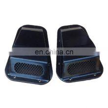 2 Pcs Car Decorative Front Hood Bonnet Side Trim Cover Steel Air Flow Intake Vent Side Vents Fit for Land Rover Defender thumbnail-2