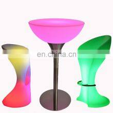 Portable Wireless Rechargeable Outdoor Led Light Bar Cocktail Tables and Chairs Indoor Outdoor Led Bar Tables and Chairs Sofa