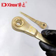 Xinda Explosion Proof Socket Ratchet Wrench Manufacturer Non Sparking Spanner Hand Tools Al-Br/Be-Cu thumbnail-2