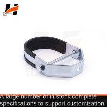 Anti-seismic Bracket Accessories, Hot-dip Galvanized U-shaped Pipe Clamp, Ohm Binding for Fire Protection Pipeline, Manufacturer thumbnail-2