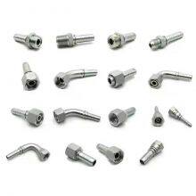 Crimp Fittings 316 Hydraulic Steel Coupling Fittings Ferrule 60 90 Degrees Elbow Crimp Hose Connectors Pipe Fittings thumbnail-2