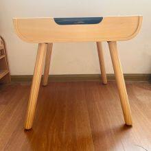 Children's Table, Playing Sand Table,Play Table for Kids Wooden Kids Study Table Desk And Chair Children Table thumbnail-4