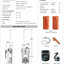 NTW-3000 TWO-WAY VHF RADIO thumbnail-2