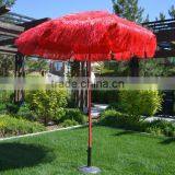 Cheapest Advertising Promotion Beach Straw Outdoor Umbrella