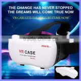 Bluetooth Virtual Reality 3D Glasses VR Box + Remote Controller VR Box For iOS Android 3.5-6 inches Smartphones