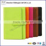 2016 new design promotion pretty pu leather 2016 planner with card wallet