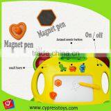 Hot Selling Item Magnetic Erasable Colorful Drawing Board With Light and Sounds thumbnail-3
