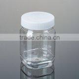 Food Suitability Plastic Transparent Square Empty Baby Bottle Candy