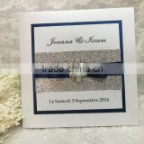 2016 popular glitter wedding invitation cards
