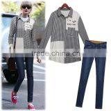 2015 Latest Ladies Fashion Design Heavy Stitching Thick Thread Sewing Jean Hottest Women Denim Jeans Wholesale Made in China thumbnail-3