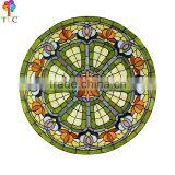 P-7 Round Stained Glass Panel Tiffany Style Windows Wholesale China Tiffany