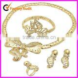 2012 Gold Plated African Style Jewelry Set thumbnail-1