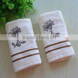 100% Cotton Yarn Flower Personal Design Luxury Embroidered Face Towels thumbnail-3