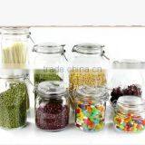Clamp and Clear Glass Jar With Lid thumbnail-2