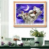 Good Promotion Handmade Counted Cross Stitch Kit Baby Tiger Design 44*33cm Home Decoration Embroidered Cloth Livingroom Gift thumbnail-2