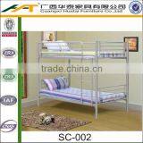 Powder-coated Metal Bunk Bed, Made of Iron Tubes, Suitable for Children and School thumbnail-1