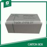 White Cardboard Drawer Box White Carton Box With Hot Stamping thumbnail-3