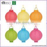 Hanging Paper Lantern With Led Battery Lights for Christmas