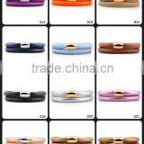 Best Selling Navy Branded Leather Bracelet thumbnail-5