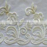 Saree Embroidery Fabric Lace Trims /cord Voile Lace /for Wedding Dress thumbnail-1