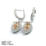 [SZH-1198] 925 Silver Jewelry Set With CZ Stones, Micro Pave Setting, Wedding Jewelry Sets. thumbnail-3