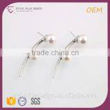 E77997K01 Pearl Stainless Steel Single Stone No Hole Earring Designs From Pearl Updated Collection thumbnail-2