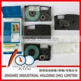 Tape Cartridge 9mm Black on Clear XR-9X1 for Compatible Casio Label Printer