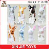 Cute Bunny Hand Puppet Plush Toy Factory Custom Farm Animal Hand Puppet Cheap Hand Puppet for Kids thumbnail-3
