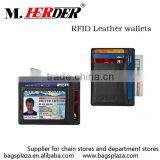 China Suppliers Guangzhou Factory High Quality Leather RFID ID Card Holder thumbnail-1