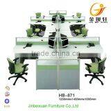 Metal Leg Melamine Board Beauty Salon Workstation thumbnail-6