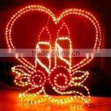 christmas heart led motif light