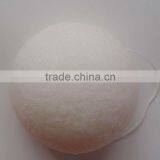 2012 Most-popular Heart Shape Nature Konjac Facial Sponge , Konnyaku Face Puff thumbnail-1