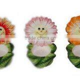 Decorative Flower Shape Ceramic Tealight Holder