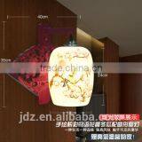 Chinese Style Jingdezhen Hand Painted Wall Lamp Night Light Porcelain Ceramic Bedroom Coffee Bar Restaurant Kitchen Lights thumbnail-2