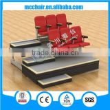 Ceremony Retractable Seating System Used Chair Telescopic Bleacher For Sale                        
                                                Quality Choice