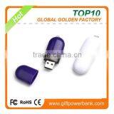 Plastic Pill Shape 4.0 Usb Flash Driver With Logo Free thumbnail-3