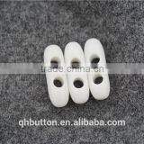 ACRYL PLASTIC WHITE BAR BUTTON