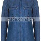 Lady Vintage Wash Denim Shirt thumbnail-4