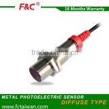 F&C M18 Metal Diffuse Photoelectric Sensor for Sales