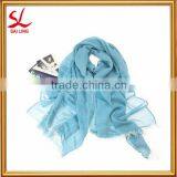 Fashion Plain Pure Color Viscose Scarf Wholesale Solid Max Women Pashmina Shawl thumbnail-1