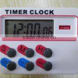 Timer Clock 12 / 24 Hours With Memory Funcation Kitchen Cooking Digital LCD Sport Countdown Calculator