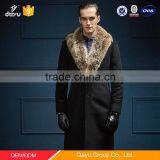 Winter Blazers Office Wool Cashmere Coat Mens Wool Overcoat Winter Wool Coat thumbnail-2