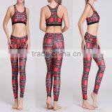 Tooqiz High quality custom printing yoga pants yoga bra