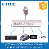 OEM/ODM MultiFunction Usb3.1 Usb c Hub Combo,type c Male to Type A and Type C Female Data Cable Adapter For PC Laptop thumbnail-2