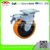 100mm-200mm Heavy Duty Polyurethane Casters With Nylon Center thumbnail-3