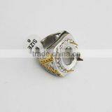 Indonesia Stainless Steel Ring Gold Rings Without Stones Indonesia Setting Ring thumbnail-4