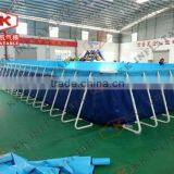 Commercial Metal Rectangular Frame Pvc Swimming Pool thumbnail-2