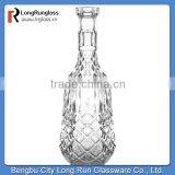 Wholesale Beautiful Glass Whisky Decanter With Stopper thumbnail-1