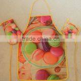 100%polyester Material Reactive Printing Macaron Design Glove Set thumbnail-1