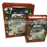 China Gift Paper Bag Manufactures Christmas Paper Package Bag thumbnail-1